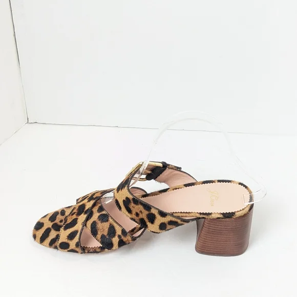NWOT Jcrew Leopard Penny Slides - Picture 4 of 16
